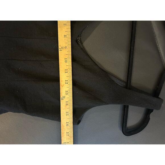 Teri Jon by Rickie Freeman Black Formal Dress Women Size 10 A Line Puff Bottom - Picture 7 of 8